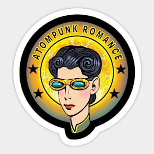 Atompunk Romance Sticker